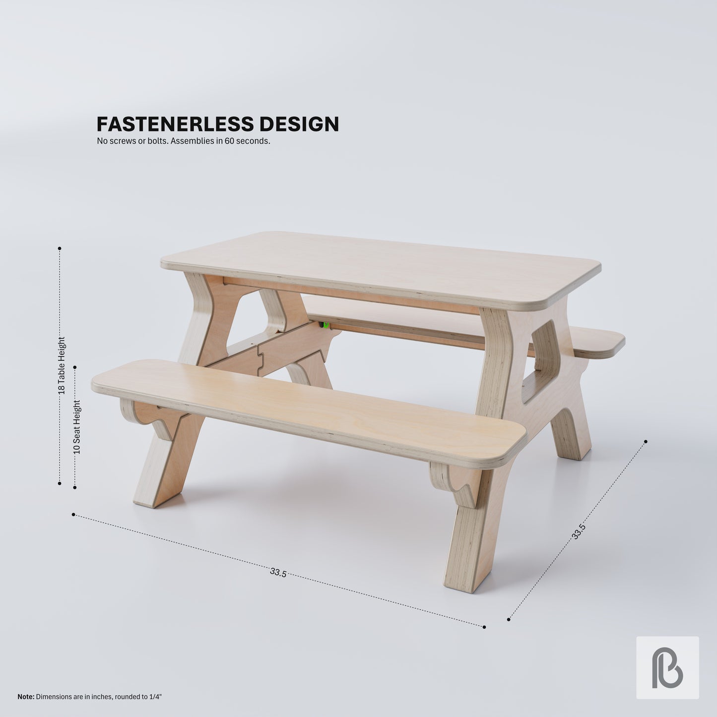 Kids Modular Picnic Table