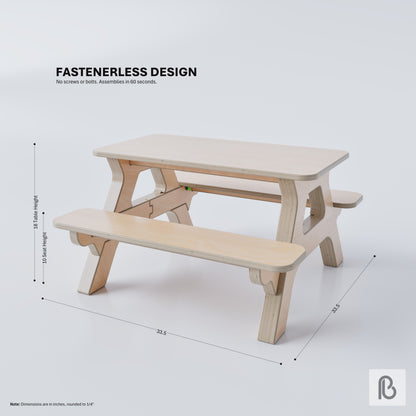 Kids Modular Picnic Table