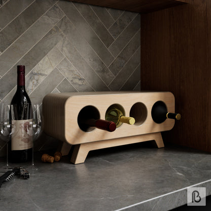 Mid-Century Wine Rack