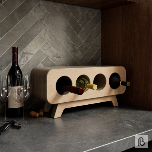 Mid-Century Wine Rack