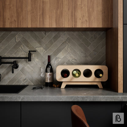 Mid-Century Wine Rack