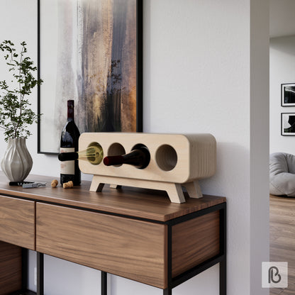 Mid-Century Wine Rack